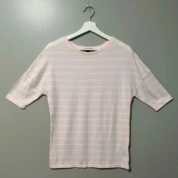 Jacob Short Sleeve Striped T Shirt - Picture 1 of 7